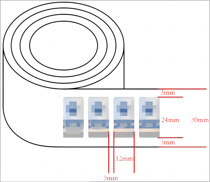 schematic diagram of roll material